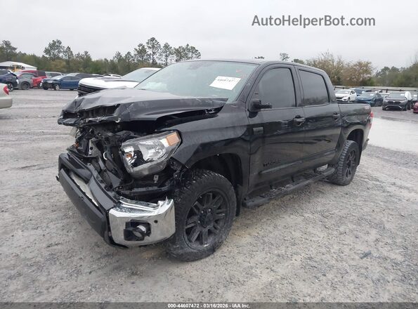 5TFDY5F1XMX015853 2021 TOYOTA TUNDRA Черный Передняя левая четверть
