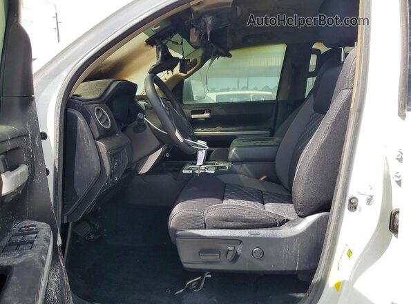 5TFEY5F18MX279805 2021 TOYOTA TUNDRA White Widok wnętrza z przodu