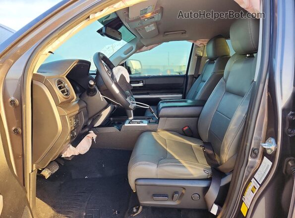 5TFEY5F1XMX297982 2021 TOYOTA TUNDRA Gray Widok wnętrza z przodu