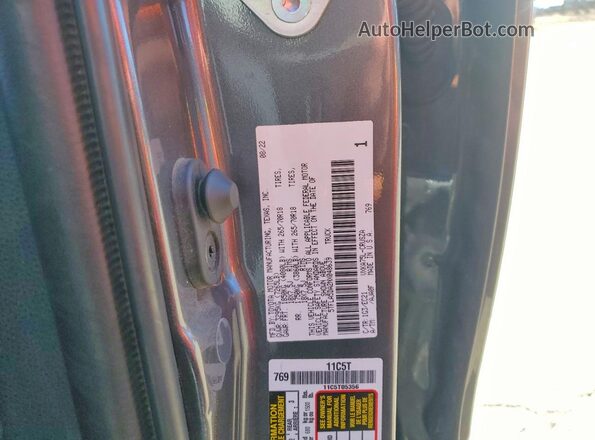5TFLA5DA2NX048639 2022 TOYOTA TUNDRA Gray Շարժիչի բաժամունքի տեսք