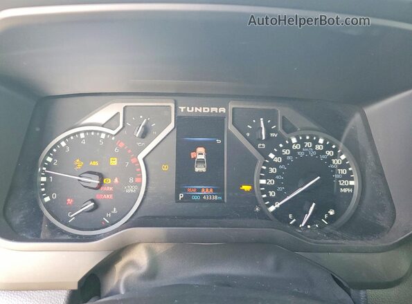 5TFLA5DB3PX104888 2023 TOYOTA TUNDRA Черный Вид щитка приборов