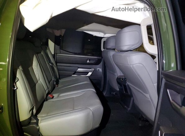 5TFLA5DB6NX041850 2022 TOYOTA TUNDRA Зеленый Вид задних сидений