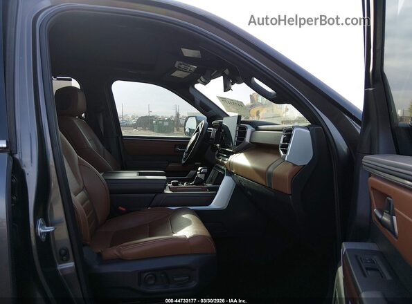 5TFMA5ECXNX007406 2022 TOYOTA TUNDRA Gray Vista interior delantera