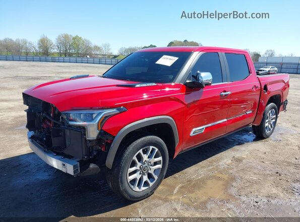 5TFMC5DB0RX042903 2024 TOYOTA TUNDRA HYBRID Red Вид спереду