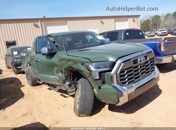 5TFMC5DBXPX027242 2023 TOYOTA TUNDRA HYBRID Green უკანა სალონის ხედი