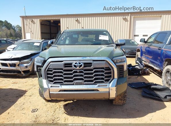 5TFMC5DBXPX027242 2023 TOYOTA TUNDRA HYBRID Green ხელსაწყოთა პანელის ხედი
