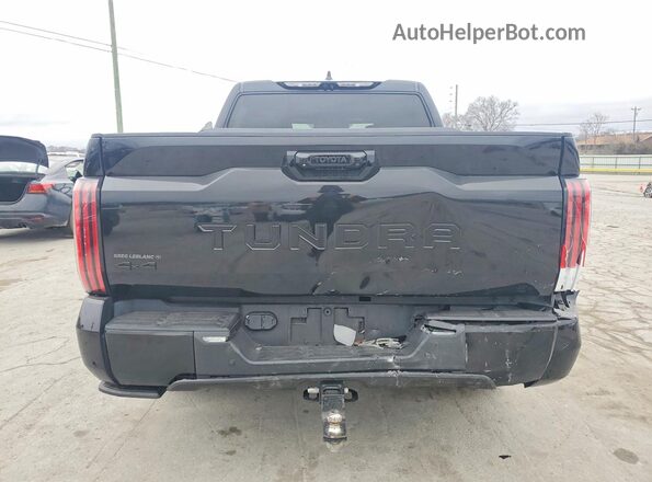 5TFNA5DB5PX086287 2023 TOYOTA TUNDRA Black Rear view