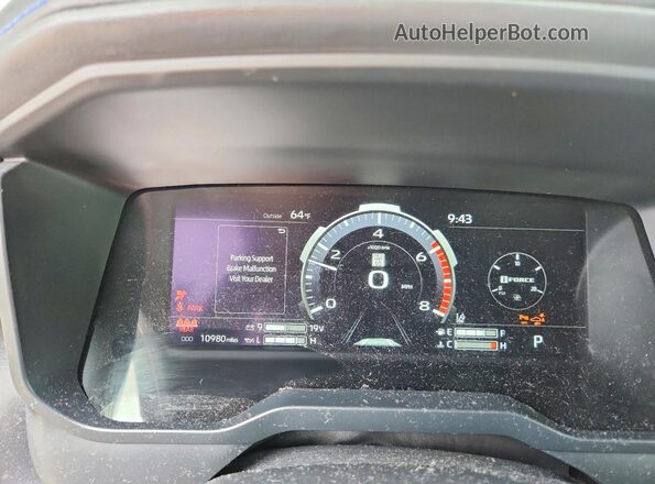 5TFNA5DB6SX327461 2025 TOYOTA TUNDRA Gray Vista del cuadro de instrumentos