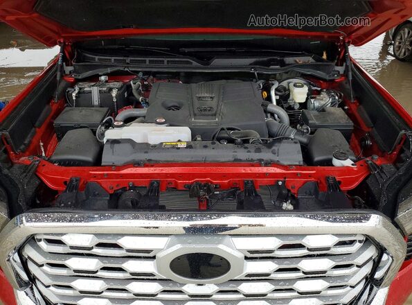 5TFNA5EC1SX046840 2025 TOYOTA TUNDRA Red Вид задньої частини салону