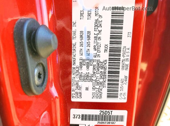 5TFNC5DB9RX057436 2024 TOYOTA TUNDRA Red 