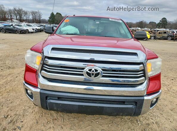 5TFRW5F1XGX199708 2016 TOYOTA TUNDRA Red წინა ხედი