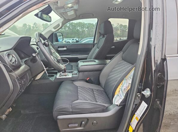5TFRY5F18MX284827 2021 TOYOTA TUNDRA Black Widok wnętrza z przodu