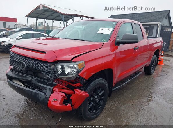 5TFUY5F1XMX998405 2021 TOYOTA TUNDRA Red Przód lewy