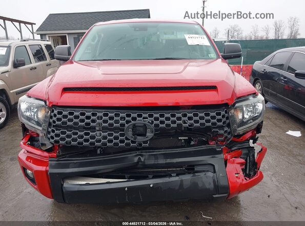 5TFUY5F1XMX998405 2021 TOYOTA TUNDRA Red Widok zestawu wskaźników