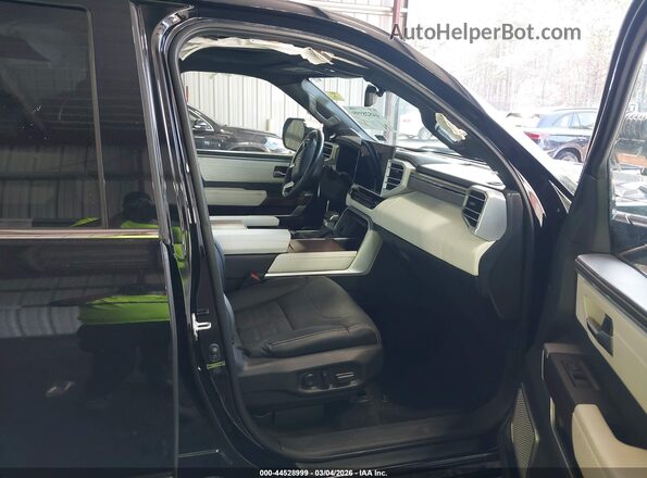 5TFVC5DB2PX026333 2023 TOYOTA TUNDRA HYBRID Black Front interior view