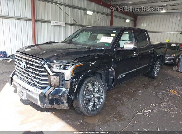 5TFVC5DB2PX026333 2023 TOYOTA TUNDRA HYBRID Black Front left
