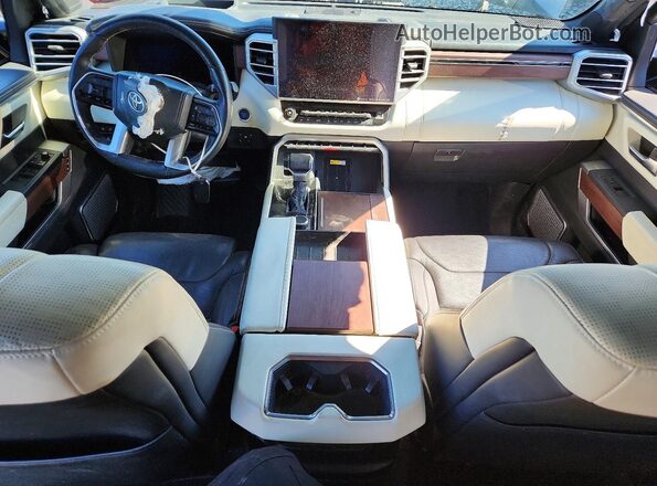 5TFVC5DB6PX015660 2023 TOYOTA TUNDRA Gray Dashboard view
