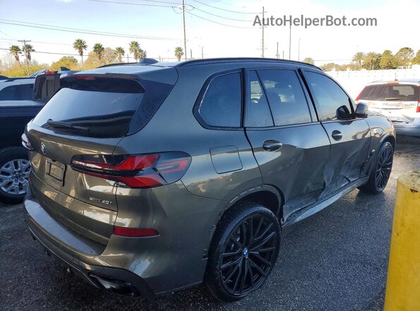 5UX13EU04R9W14687 2024 BMW X5 Green Задня права чверть