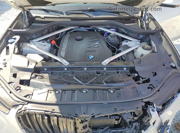 5UX13EU07R9U34264 2024 BMW X5 White ძრავის განყოფილების ხედი