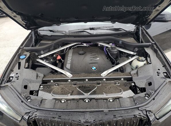 5UX13EU07T9027245 2026 BMW X5 Black Engine compartment view