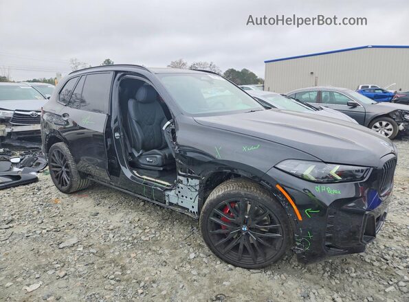 5UX13EU09T9325781 2026 BMW X5 Черный Передняя правая четверть