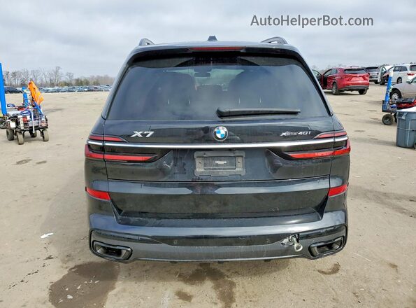 5UX23EM00P9P65933 2023 BMW X7 Black Vista trasera