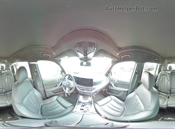 5UX23EM00P9P65933 2023 BMW X7 Black Vista interior de 360 grados