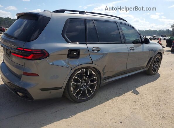 5UX23EM01R9S23534 2024 BMW X7 Gray Tył prawy