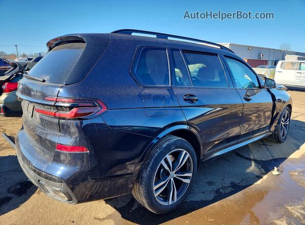 5UX23EM05S9X84485 2025 BMW X7 Blue უკანა მარჯვენა