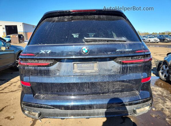 5UX23EM05S9X84485 2025 BMW X7 Blue უკანა ხედი