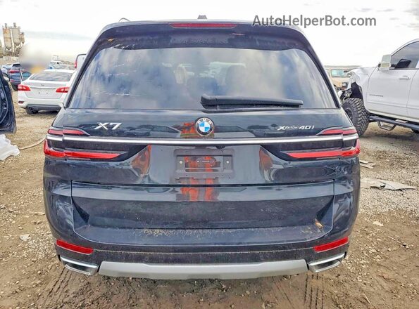 5UX23EM07S9Z37299 2025 BMW X7 Black Widok z tyłu