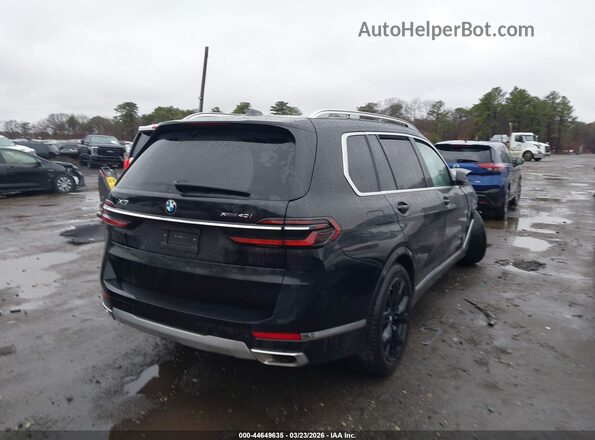 5UX23EM08S9Z94272 2025 BMW X7 Black Հետևի աջ