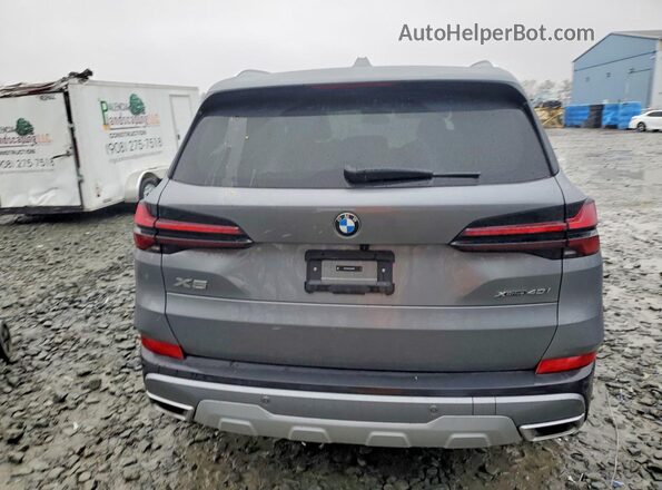 5UX23EU00S9W29598 2025 BMW X5 Gray Vista trasera