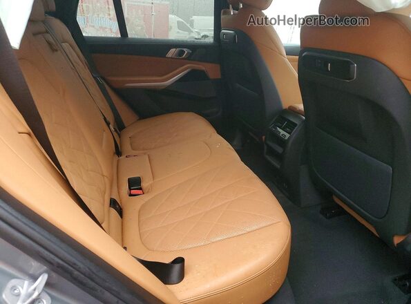 5UX23EU00S9W29598 2025 BMW X5 Gray Vista interior trasera