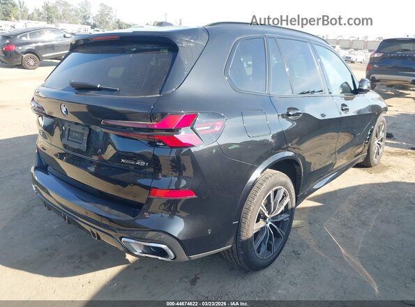 5UX23EU04T9026543 2026 BMW X5 Black Tył prawy