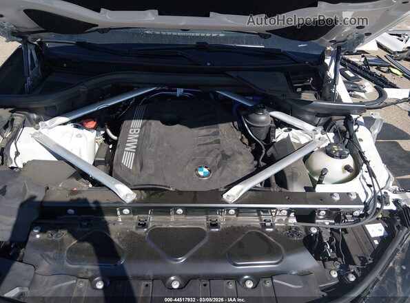 5UX23EU05S9Y84179 2025 BMW X5 White Widok z tyłu