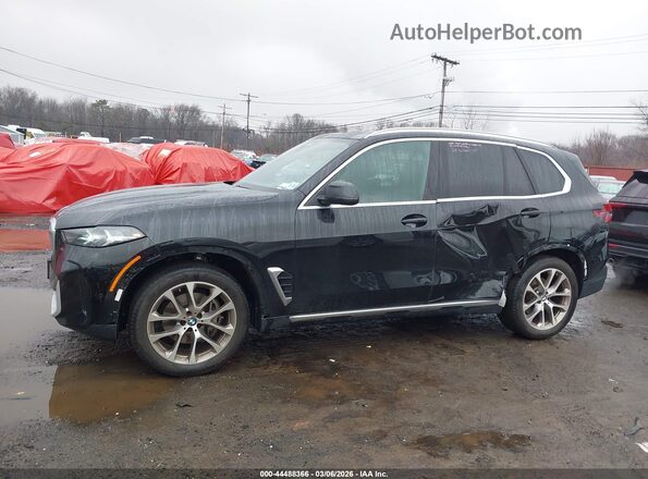 5UX23EU07R9T68285 2024 BMW X5 Black Սալոնի 360 աստիճան տեսք