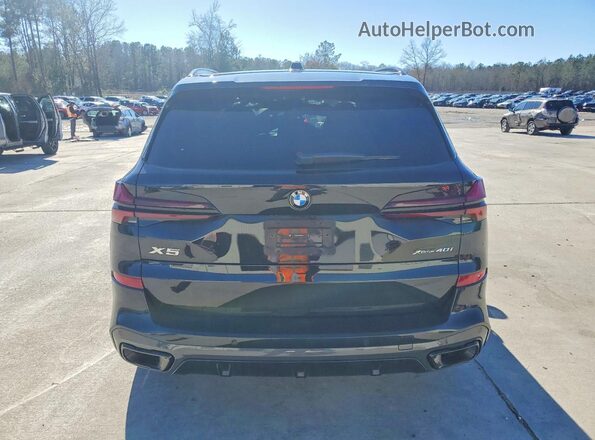 5UX23EU07S9Y68386 2025 BMW X5 Black Rear view