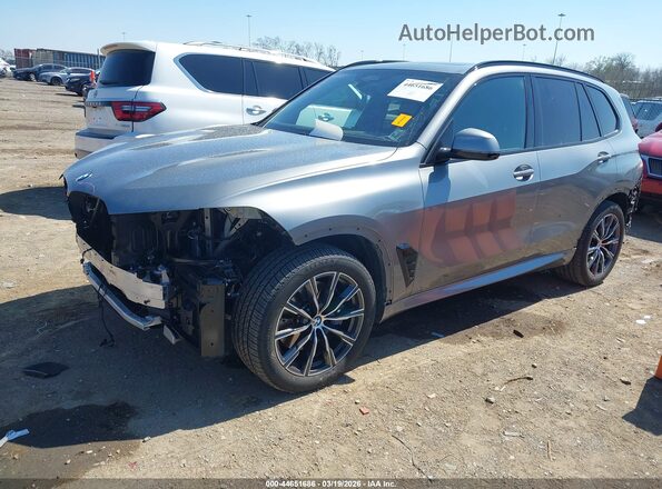 5UX23EU09R9S34412 2024 BMW X5 Gray Vista tres cuartos delantera izquierda
