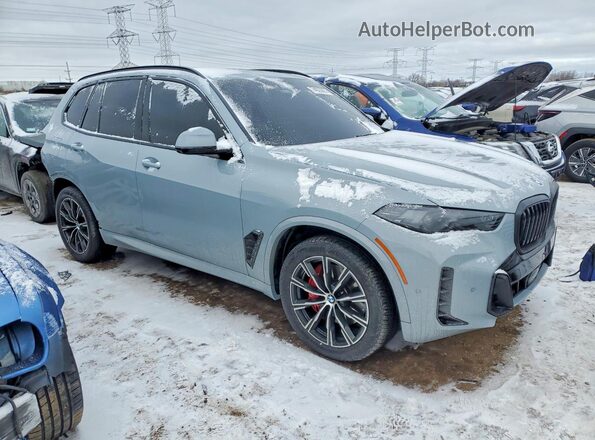 5UX23EU0XR9V97043 2024 BMW X5 Blue წინა მარჯვენა