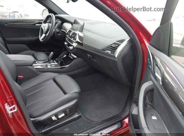 5UX2V1C02L9B79039 2020 BMW X4 Red Вид салону спереду