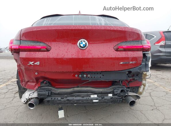 5UX2V1C02L9B79039 2020 BMW X4 Red Вид спереду