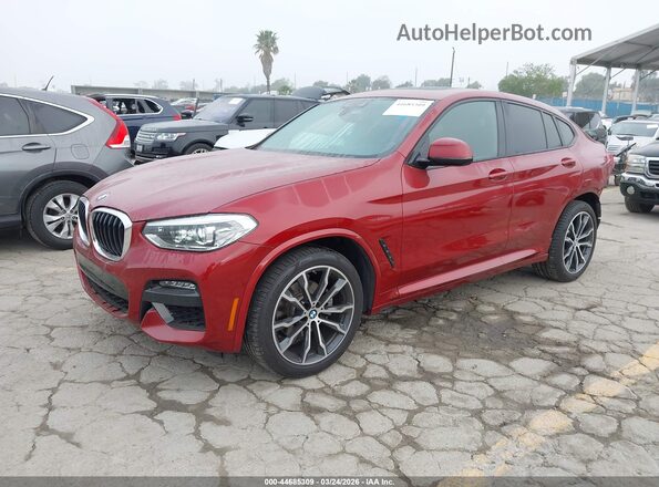 5UX2V1C02L9B79039 2020 BMW X4 Red Передня ліва чверть