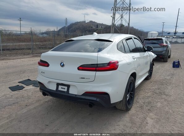 5UX2V1C06M9F26017 2021 BMW X4 White Հետևի աջ