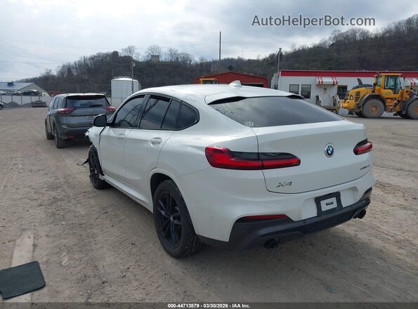 5UX2V1C06M9F26017 2021 BMW X4 White Հետևի ձախ