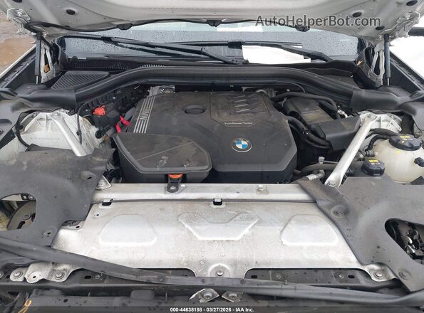 5UX2V1C06M9H19137 2021 BMW X4 White Հետևի տեսք