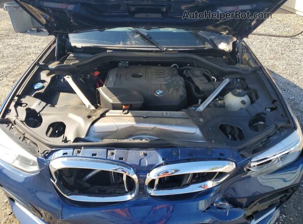 5UX2V1C08L9D52899 2020 BMW X4 Синий 