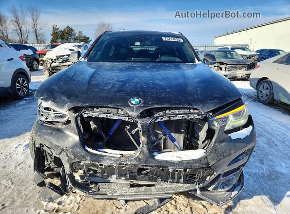 5UX2V1C08M9D99948 2021 BMW X4 Black Widok z przodu