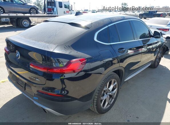 5UX2V1C08M9F13754 2021 BMW X4 Black Հետևի աջ