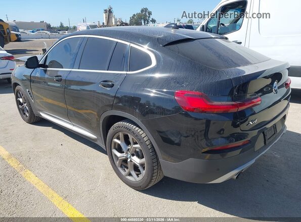 5UX2V1C08M9F13754 2021 BMW X4 Black Հետևի ձախ